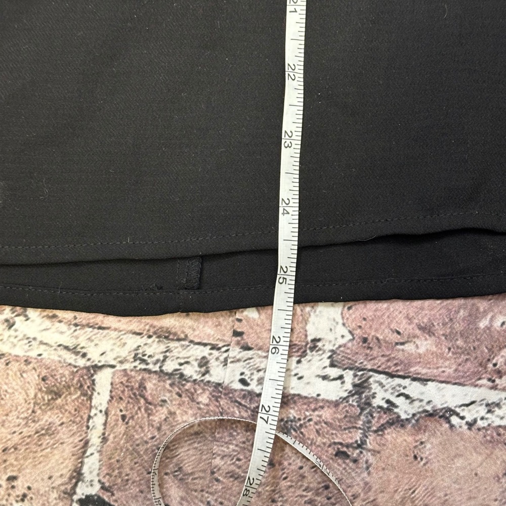 Faded Glory Black Midi Skirt Small 4-6 Elastic Drawstring Waist Cottagecore Girl - Picture 10 of 10
